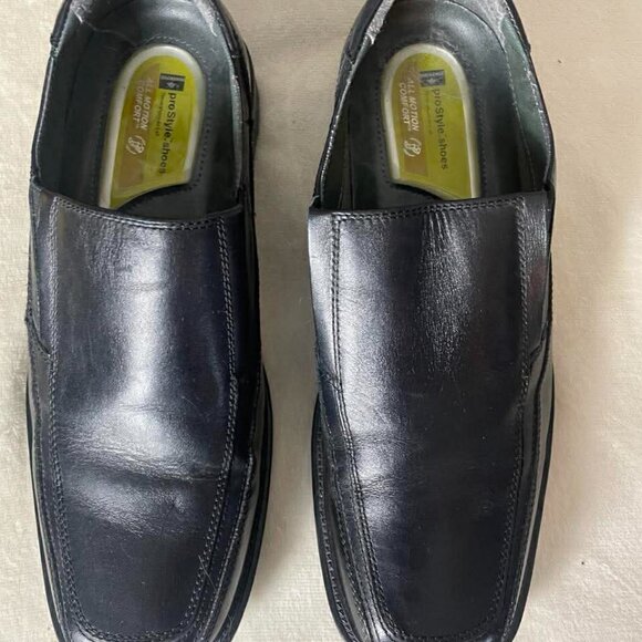 NWOB Dockers ProStyle Men\'s Black Leather Slip on Oxford size 11 main image 10